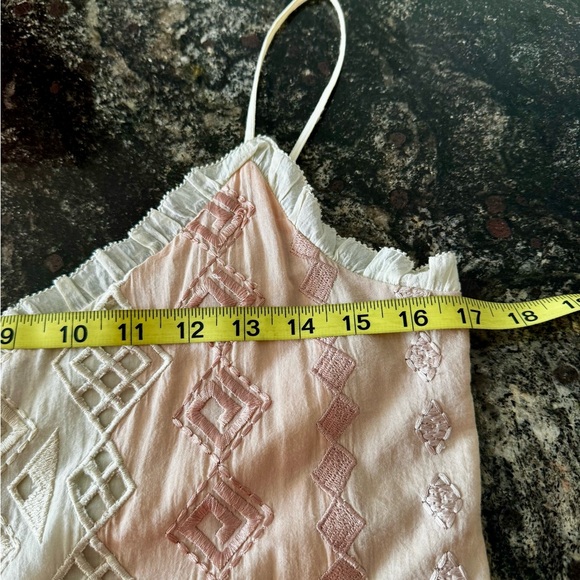 Love Sam Pink and Cream Lace Maxi Dress - Picture 3 of 9